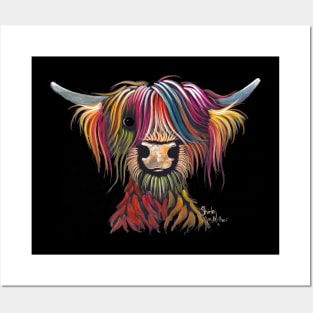 SCoTTiSH HiGHLaND CoW ' OLiVeR ' BY SHiRLeY MacARTHuR Posters and Art